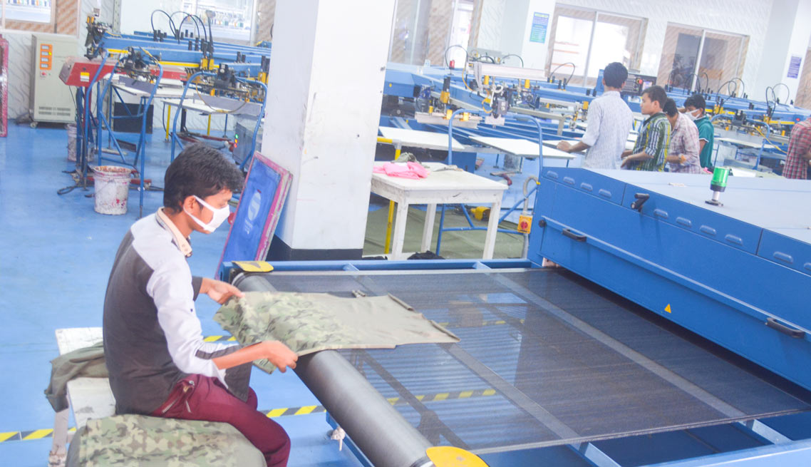 Printing Section of Mamun Knitwear Ltd.